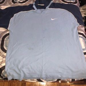 Nike v neck collar shirt